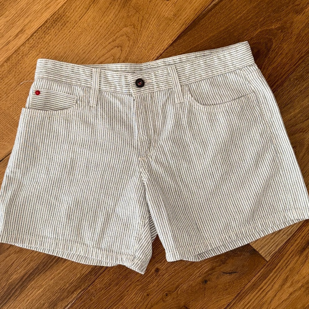 Joe's Jeans Striped Denim Shorts